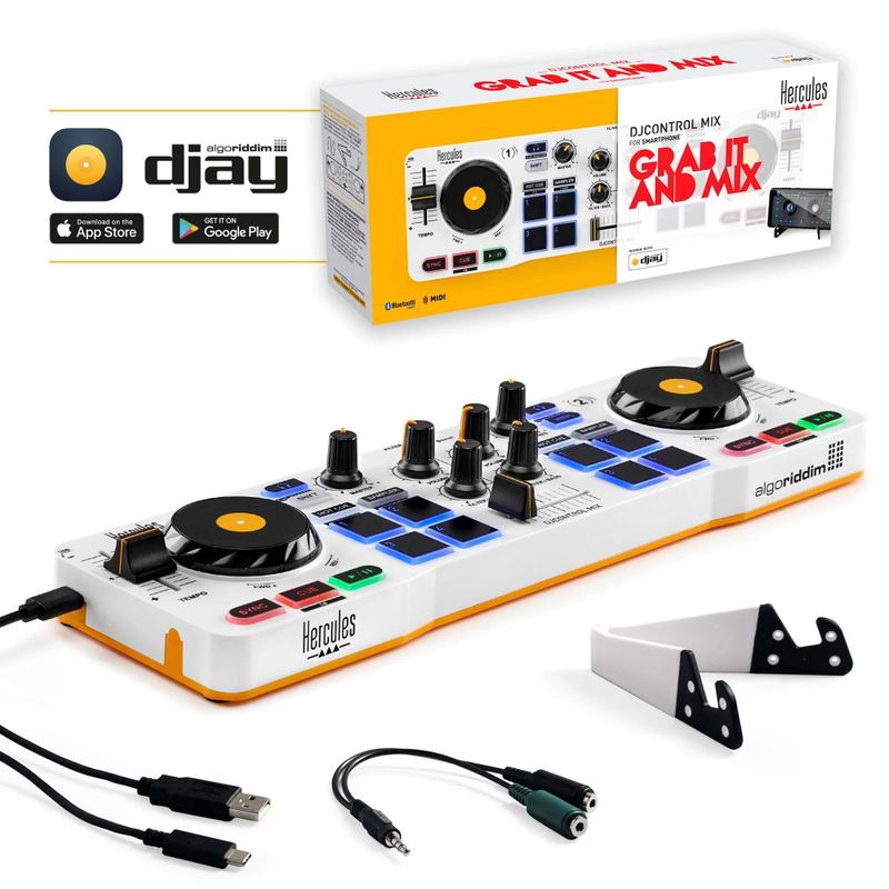 Controlador DJ Hercules DJControl Mix com Bluetooth - Para
